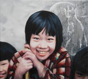 Smile in Portrait Painting